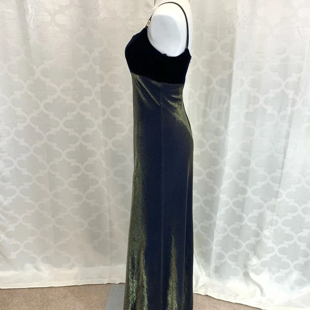 Betsy & Adam Vintage Iridescent Sleeveless Dress - Picture 2 of 7